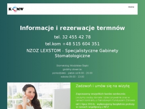 NZOZ LEXSTOM - stomatolog, Wodzisław Śląśki.