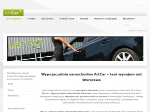 Usługi całodobowej wypożyczalni aut